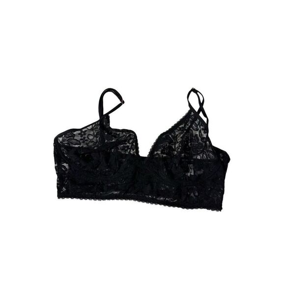 NWT Inc Black Lace Bralette - Picture 1 of 5